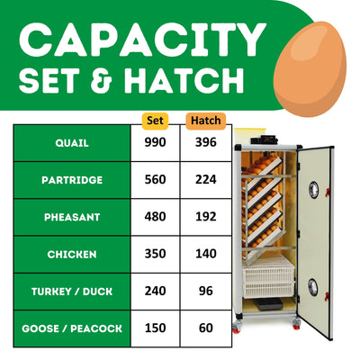 HB500 C - Egg Incubator - Setter & Hatcher