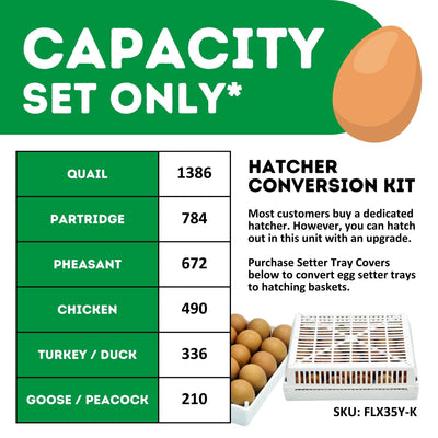 HB500 S - Egg Incubator - Setter